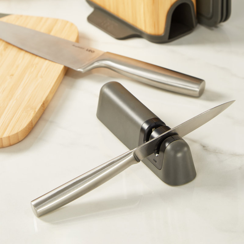 11 Piece Stainless Steel Knife Block Set