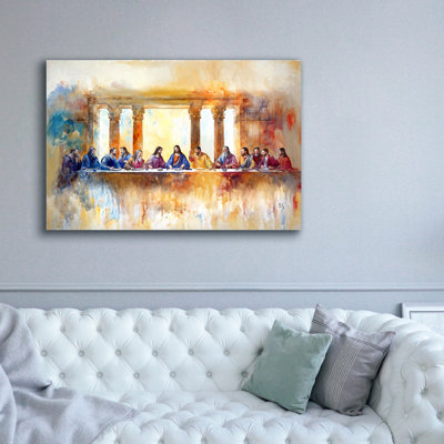 «The Last Supper - Whispers Of Eternity» par Ivan Guaderrama, art mural sur toile