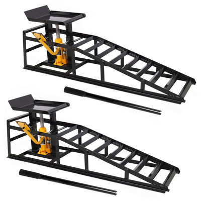 Rampes de service de camion de voiture automatique avec pédale, rampes hydrauliques de garage pour voiture 5 t