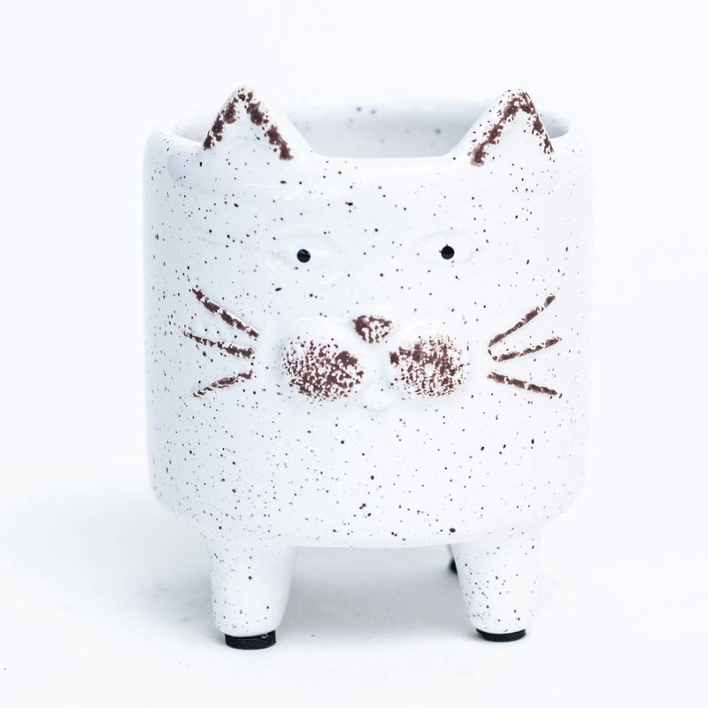 Antony Ceramic Pot Planter, 5.5" H x 4.9" W x 4.9" D