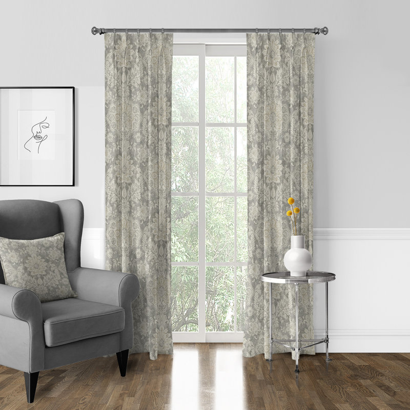 Panneau de rideau simple obscurcissant 100% coton Indali, L 20 po x L 108 po