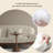 86.61"White Polyester Sofa