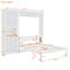 Lit escamotable double pleine grandeur avec tablettes-1441127925