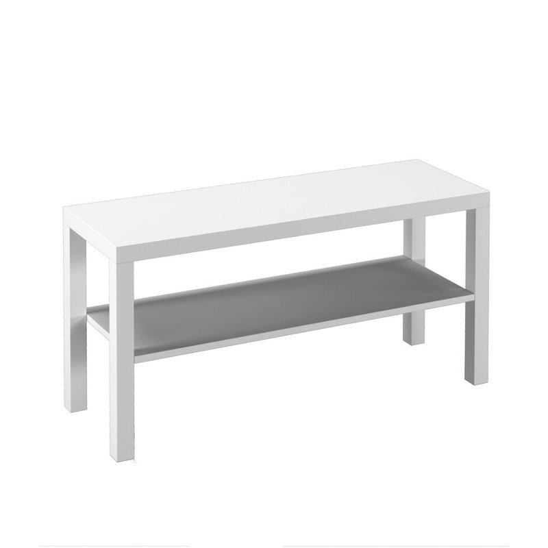Swayne Unfinished TV Stand for TVs up to 32", White