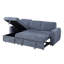 Canapé modulaire réversible avec couchette et rangement Blue Boucle