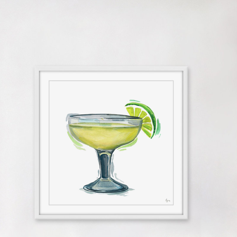 «Margarita Citron» par Eyre Tarney - reproduction de cadre photo, H 12 po x l 12 po x P 1,5 po