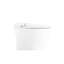 Toilette intelligente avec siège de nuit, siège chauffant, buse autonettoyante, pré-mouillée, bouton latéral de chasse, couvercle de capteur de pied de bidet à chasse automatique, lavage à la balançoire, ralentissement silencieux, fermeture en douceur