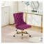 Chaise de bureau moderne en velours A&A Furniture-543291855-543291850-543291853