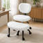 Chaise ergonomique à double couche, chaise à genoux en mousse à mémoire de forme rotative et réglable en hauteur, chaise de méditation de bureau multi-positions à support lombaire en forme de croissant