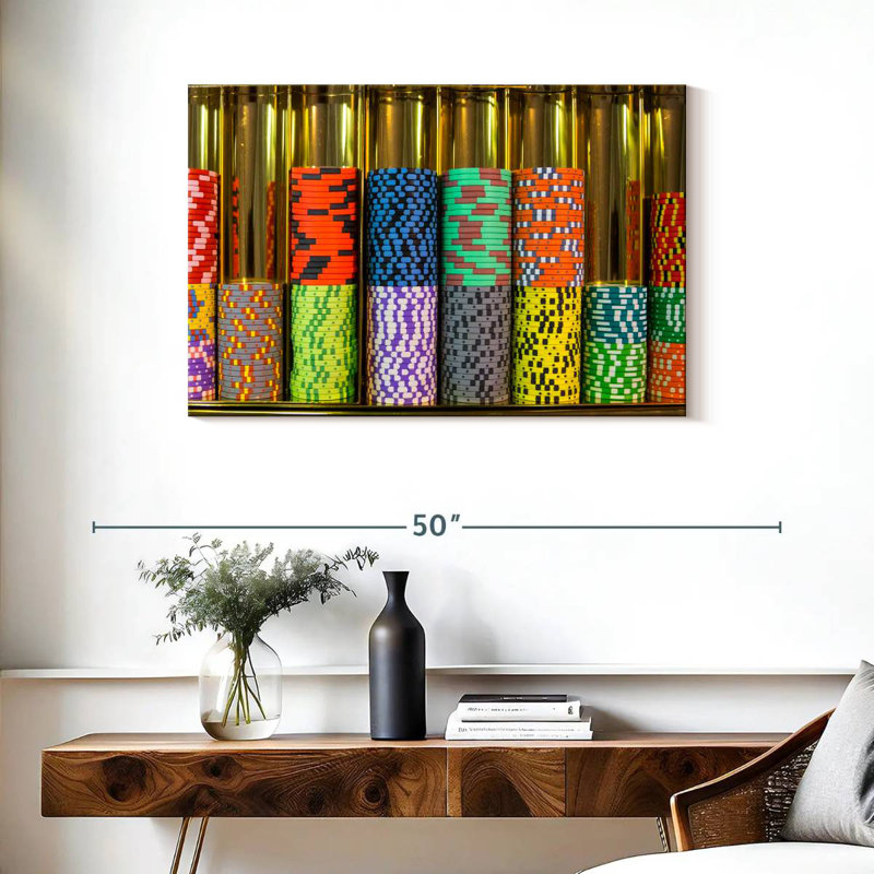 Senne Gambling Chips, 24" H x 36" W