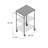 Durand Metal Bar Cart