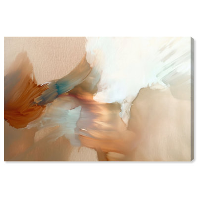 «Flowing Rust II», reproduction d'art sur toile Boho Gold par Art Remedy, galerie tendue, 54 x 36