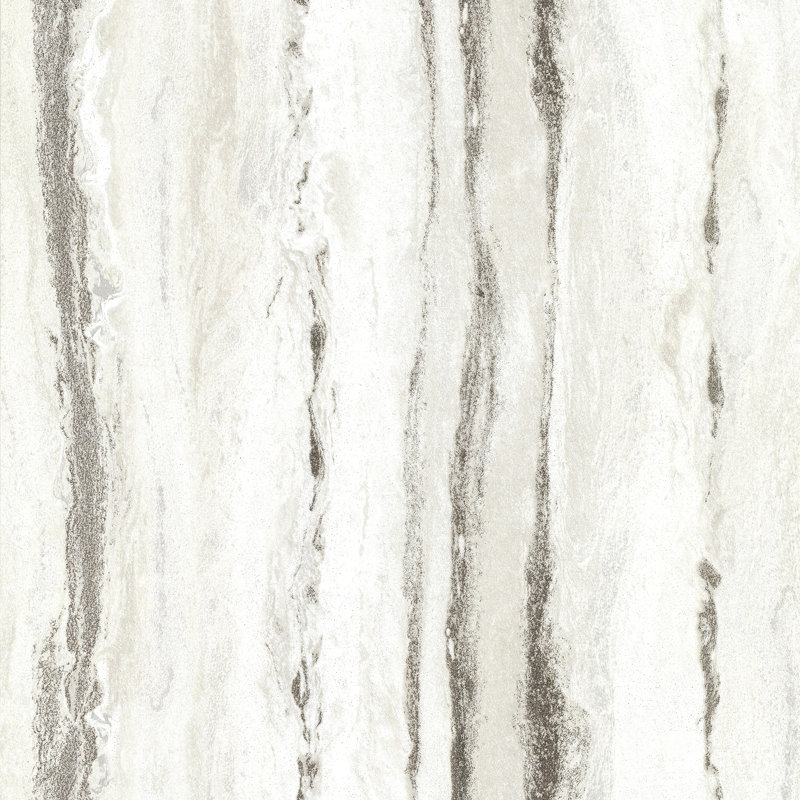 Rouleau de papier peint métallique L 33 pi x l 20,9 po, Gris