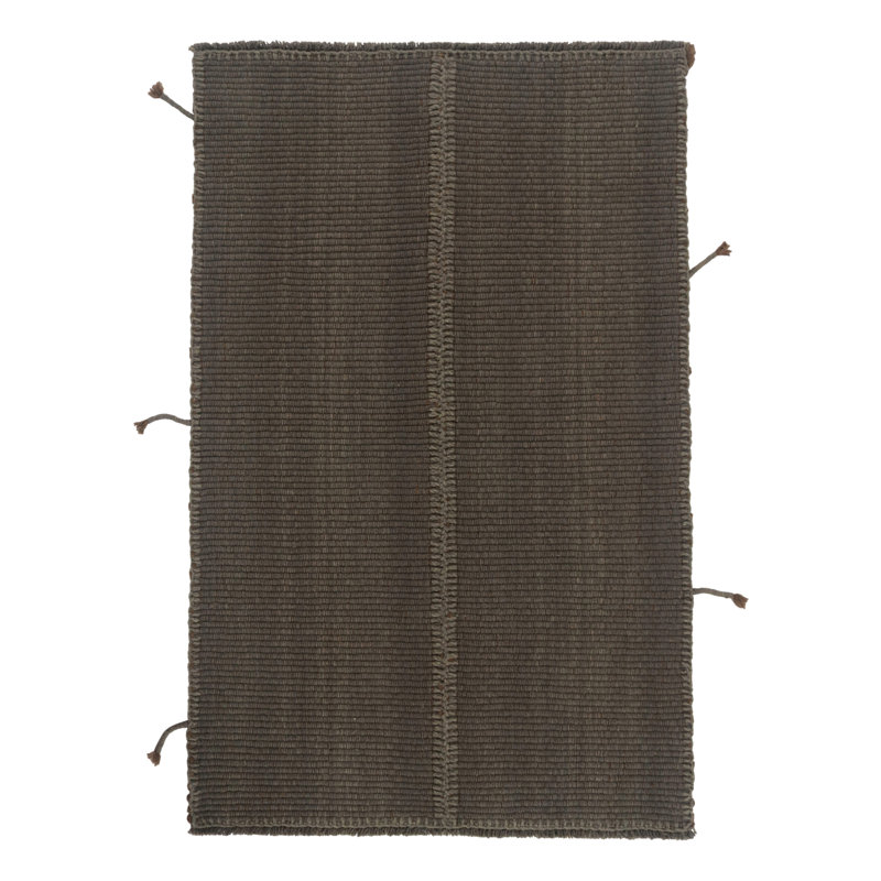 Handmade Wool Area Rug, Rectangle 2'9" x 4'2"