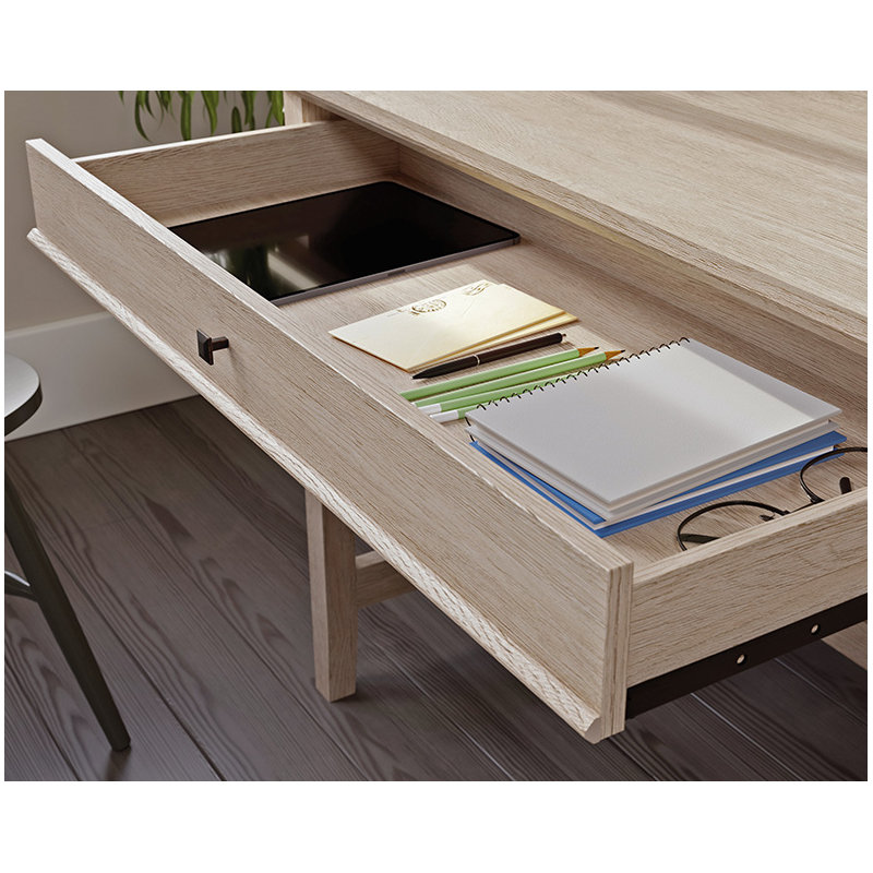 Bureau à simple caisson en chêne Cascade