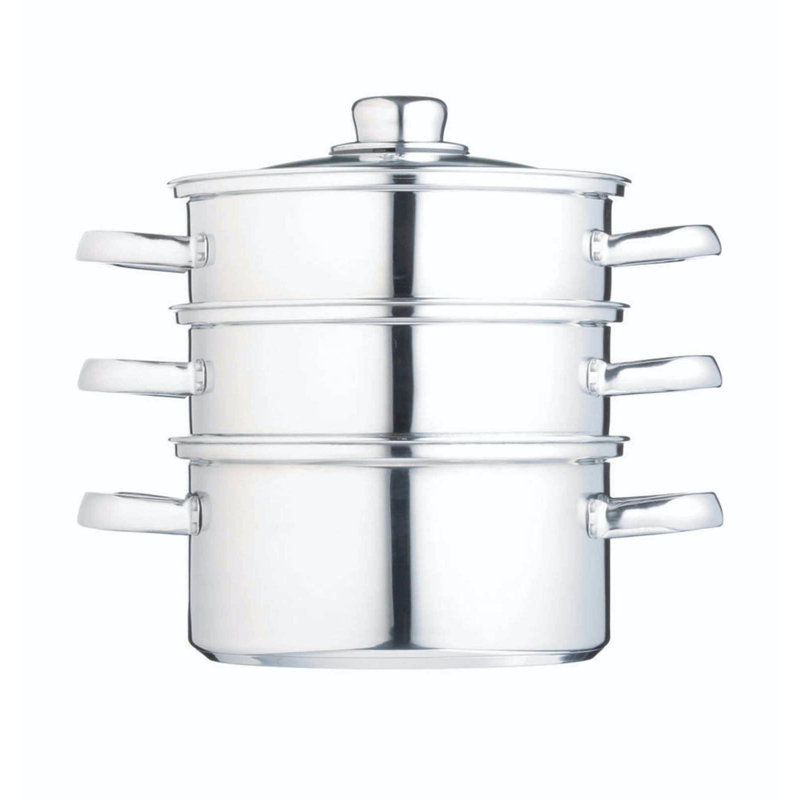 Clearview 3 Tier Steamer Basket, 16 cm