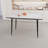 Grimm Faux Wood Extendable Rectangular Dining Table