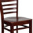 Ladder Back Wooden Restaurant Barstool-1909724206