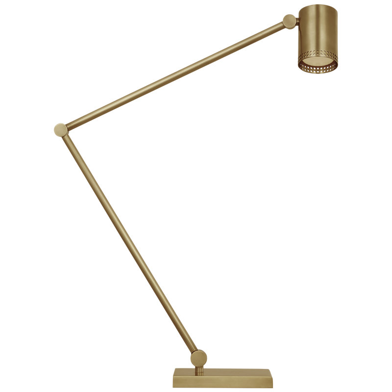 Kelly Wearstler LED Desk Table Lamp, Antique Burnished Brass, Antique-Burnished Brass