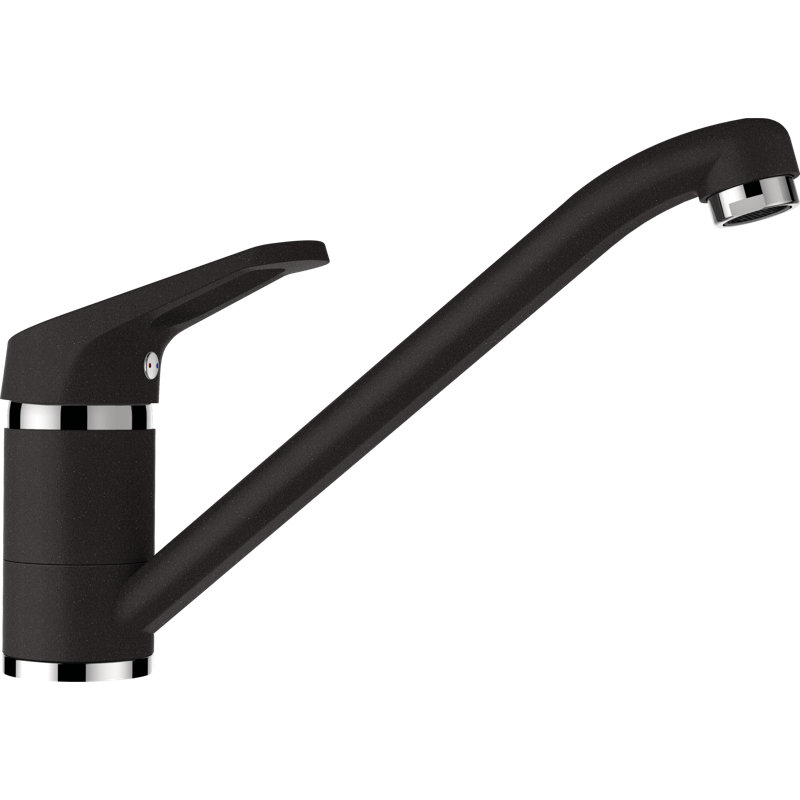High Pressure Single Lever Monobloc Tap, Nero