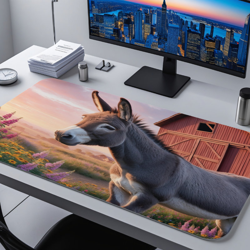 Polyester Desk Pad, 14.4x12.1