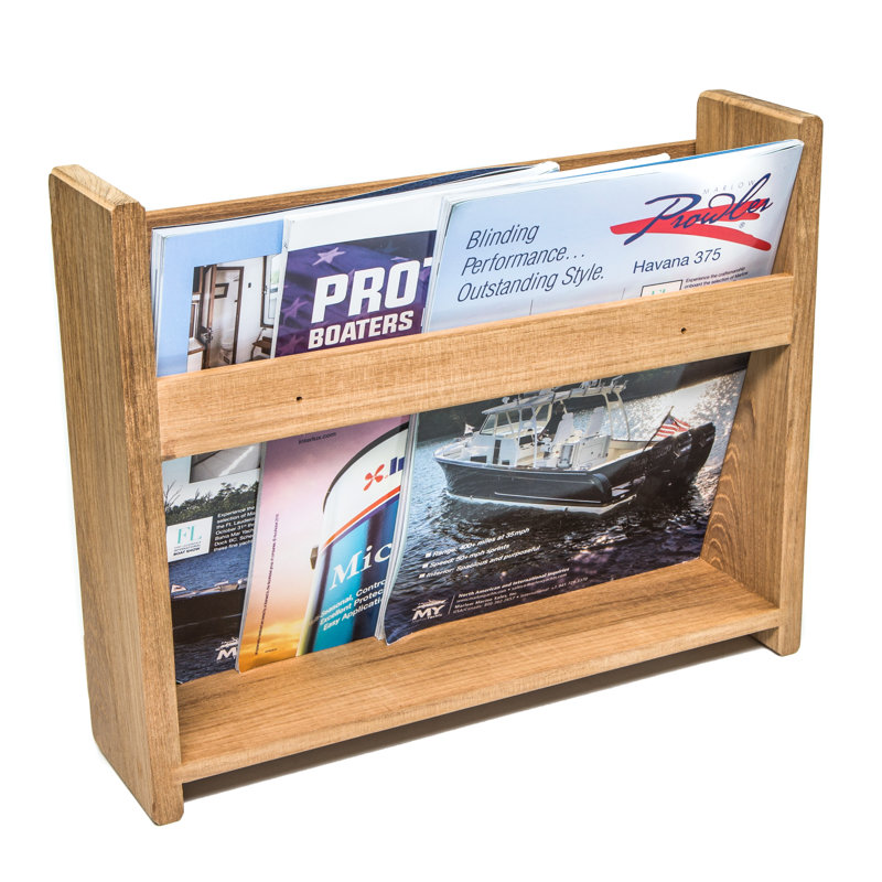 Porte-revues en teck