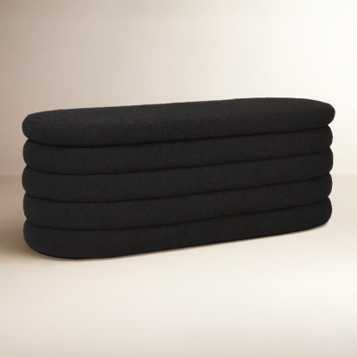 Upholstered Flip Top Storage Bench