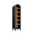 6-Tier Arched Storage Bookcase with 2 Adjustable Shelves,Wood Bookshelf Open Display Shelves for Living Room,Entryway,Bedroom,Rich Black and Light Honey,Assembly Require-910148516-960497914
