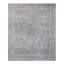 Tapis oriental gris en laine noué à la main 14e siècle 8 pi 3 po x 10 pi 0 po Aryana
