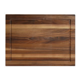 CONSDAN Wood Cutting Board for Kitchen, 16 x 12, Soild Birch Wood, Edge Grain, Chopping Board, Butcher Block with Juice Groove, Prefinished with Food-Safe Oil, 3/4'' Thick