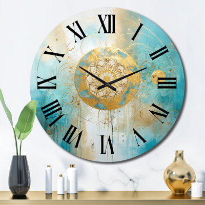 Horloge murale Divine Mandala