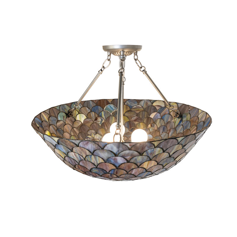 3 - Light Semi Flush Mount