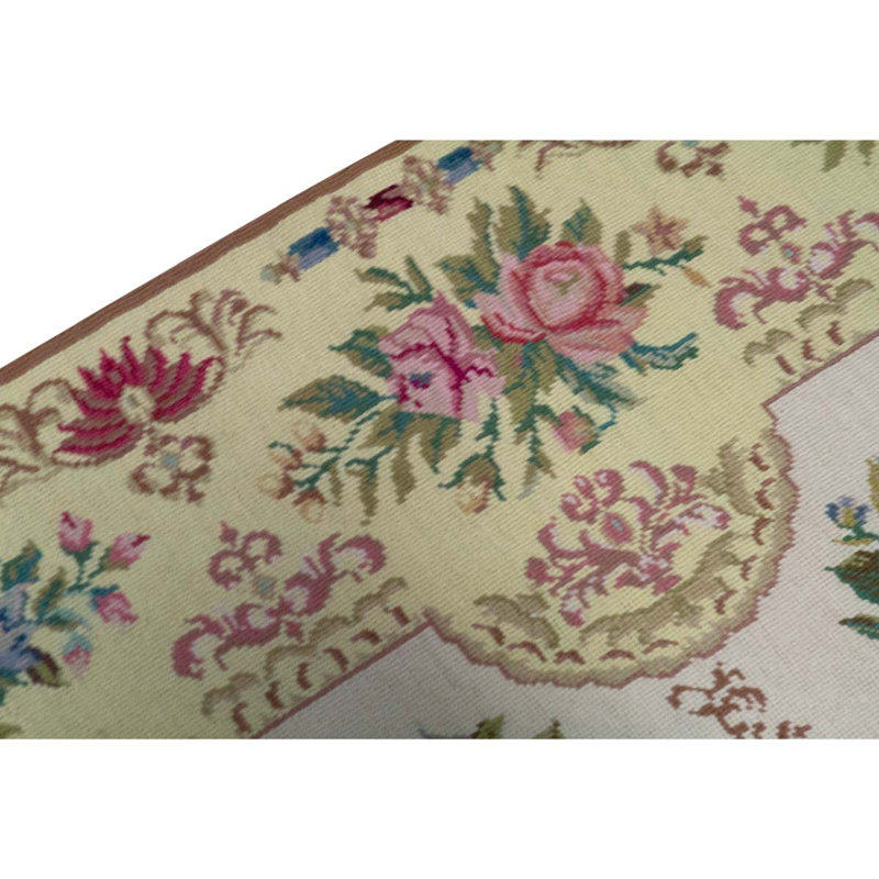 Hand Knotted Wool Floral Area Rug