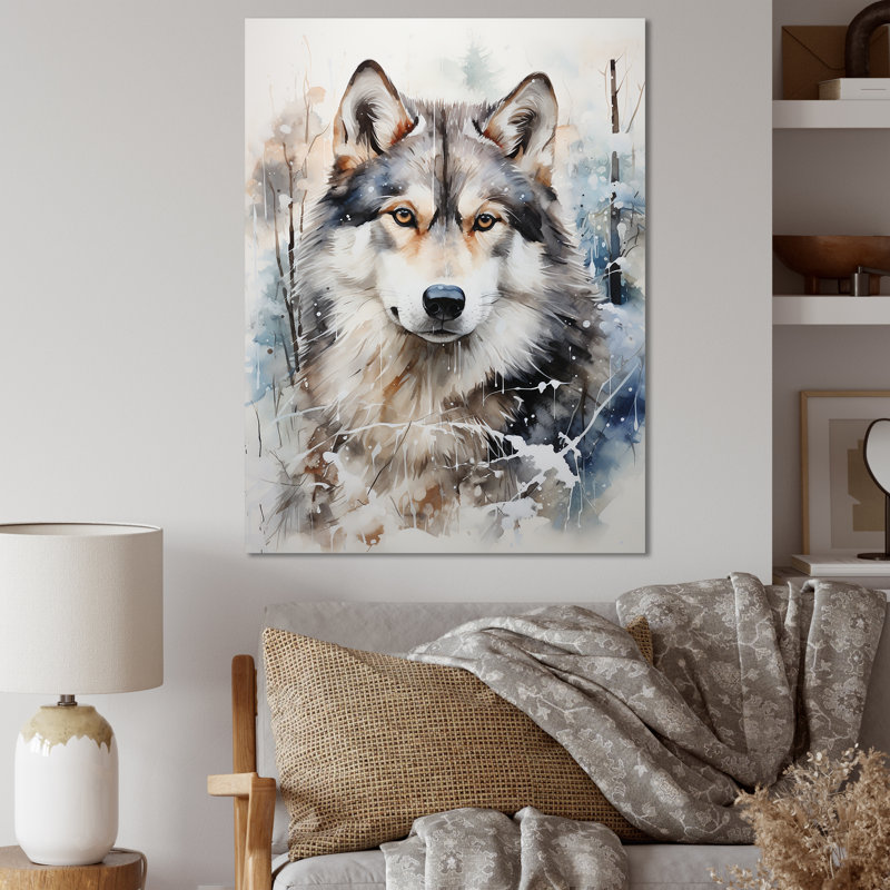 Siberian Dog Serenity II sur impression sur toile, Toile tendue, H 44 po x l 34 po