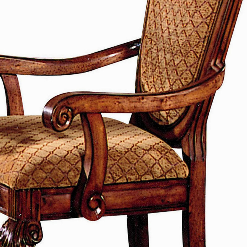 Chaises avec accoudoirs avec dossier arqué (ensemble de 2)