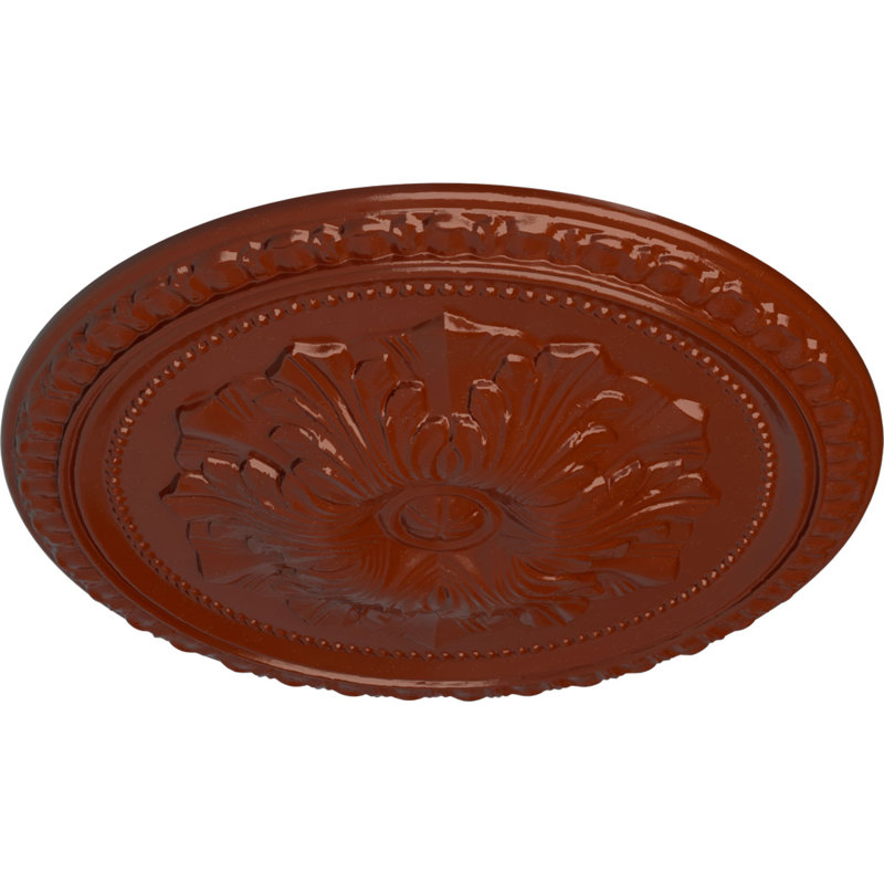 Médaillon de plafond Endurathane Alexa, Diam., Brique réfractaire