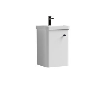 405mm Single Bathroom Vanity with Integrated Vitreous China Basin