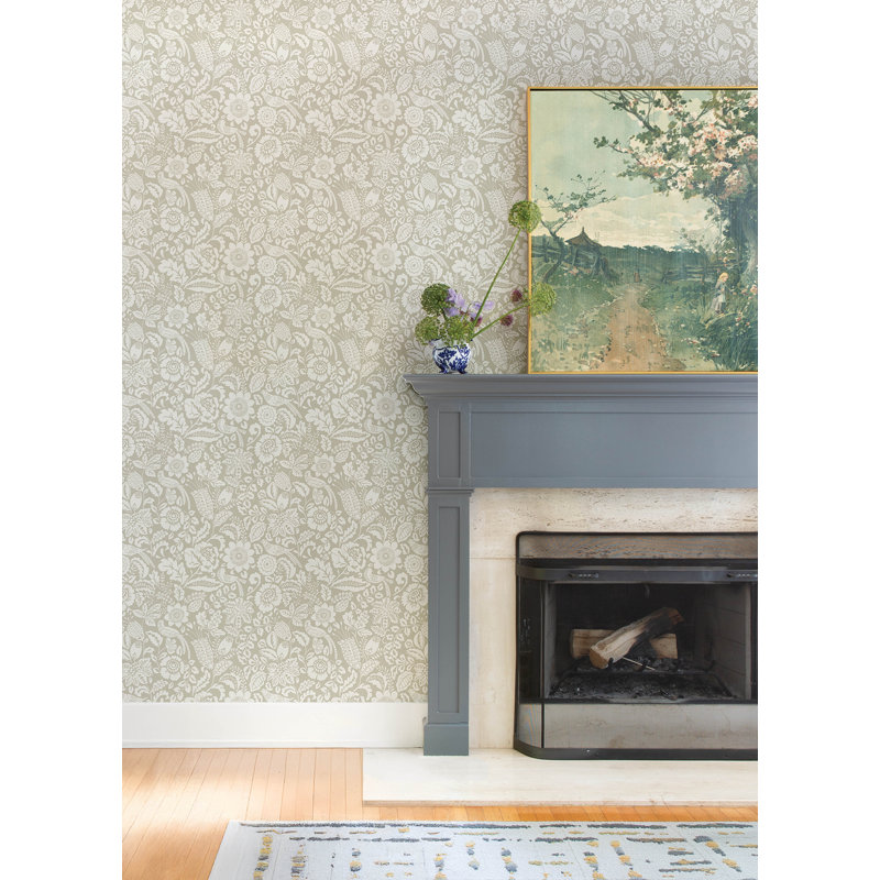 Papier peint Marta, Beige