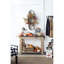 Art mural accrocheur 12,4 x 3,1 x 37,4, grille rétro, 100% fer, décor argenté attrayant 12,5 po x 3 po x 37,5 po avec grille, toucher, chatoyant