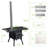Raynna Rectangle Steel Wood Burning Chimnea-808535604