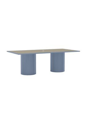 Milo Outdoor Dining Table, Blue