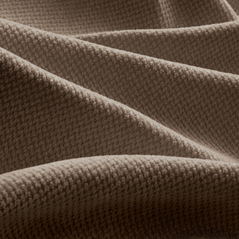 Flora Ottoman Chenille - Brown, Brown