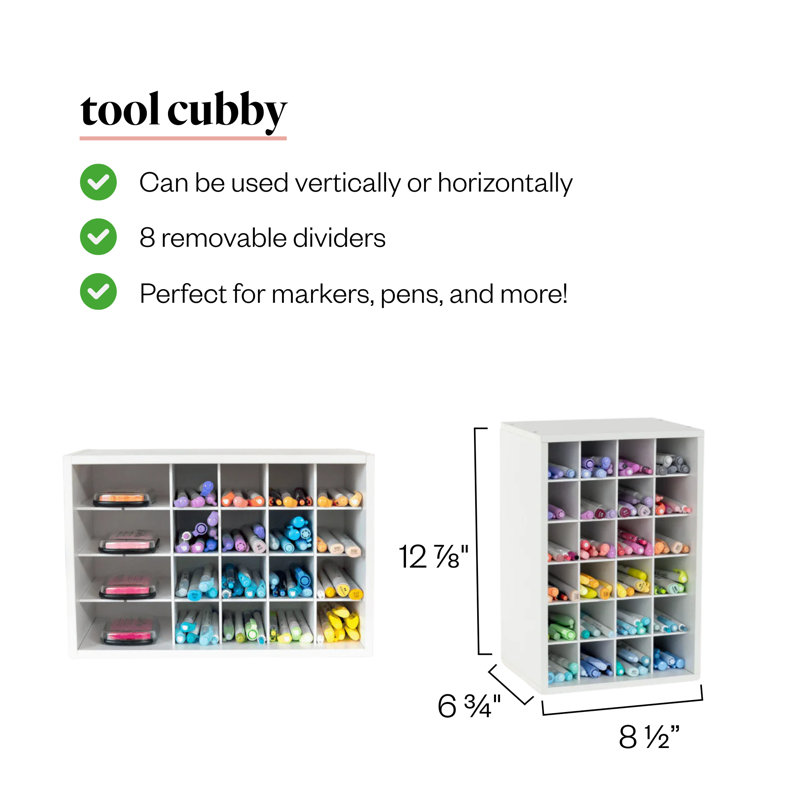 Ensemble de rangement Ultimate Craft - Boîte à outils, organisateur de papier et mini bacs (paquet de 24) pour une organisation parfaite