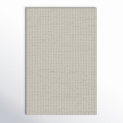 Auria Chevron Handmade Flatweave Wool/Polyester Area Rug in Sterling Gray/Silver/Pewter