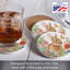 Ensemble de 4 sous-verres ronds en pierre East Urban Home Bunny Garden
