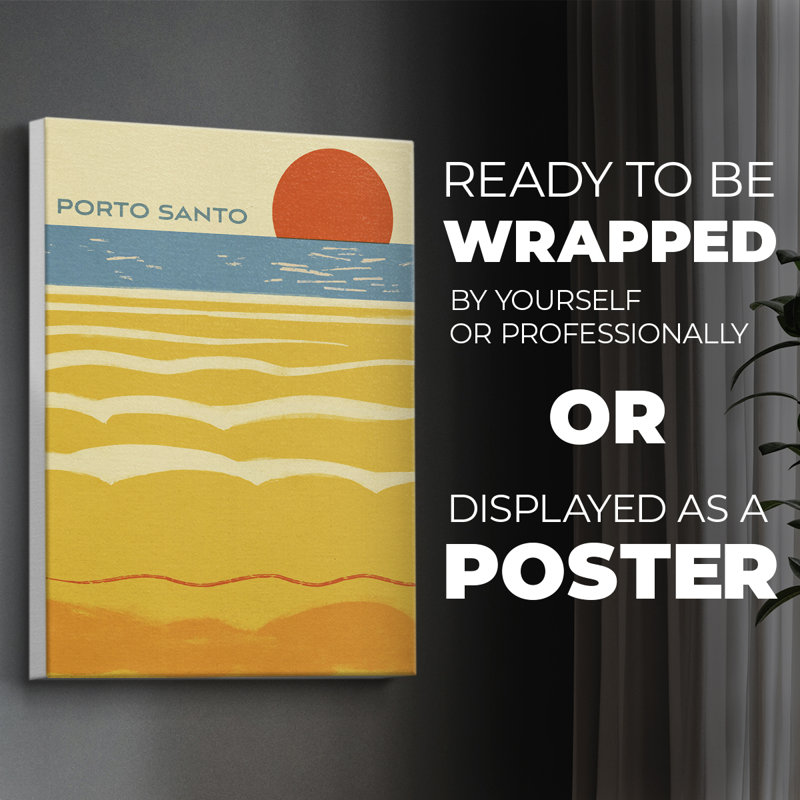 Summer Abroad I - Impression sur toile seulement - NON-CADRE, H 27 po x l 18 po