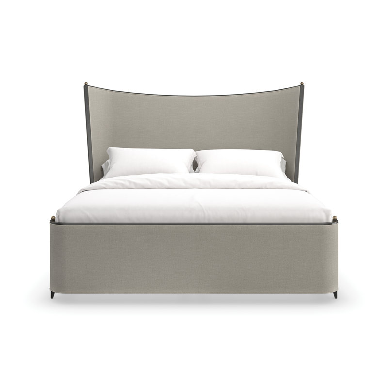 Provence Upholstered Spindle Bed, King