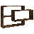 Wall Shelf 104x20x58.5 cm Engineered Wood-630466276