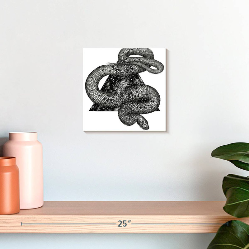 Crowle Cosmic Snake, 10" H x 10" W