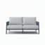 Mobilier de jardin en aluminium Avel, canapé deux places
